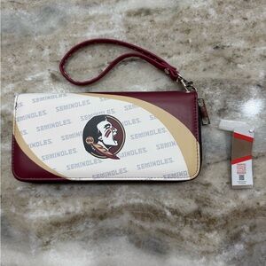 FSU Seminoles Wristlet Wallet with Logo